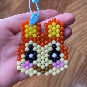 Animal Crossing Bunnie Handmade Keychain